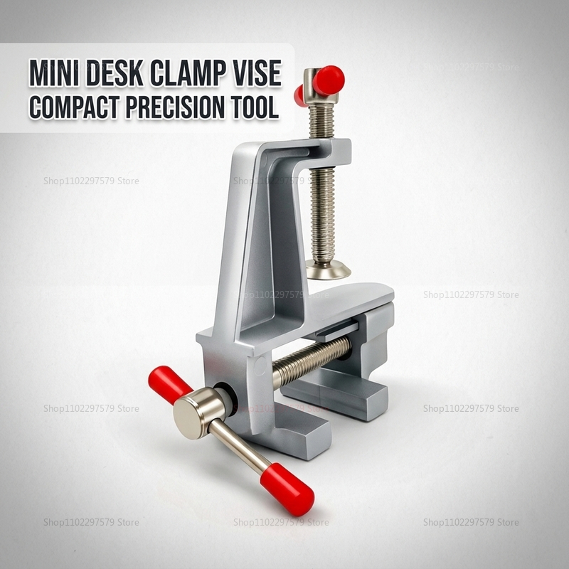 Jewelry Making Vise - Aluminium mini-tafelbankschroefklem voor doe-het-zelf knutselen, sieradenreparatie,
