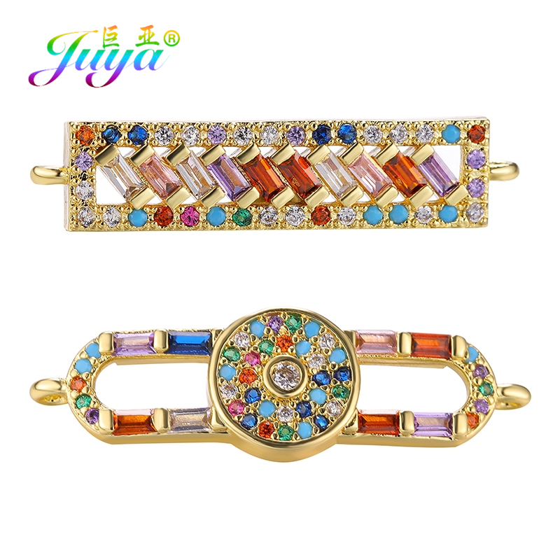 Jewelry Making Loops - Juya DIY Regenboog Zirconia 18K Vergulde