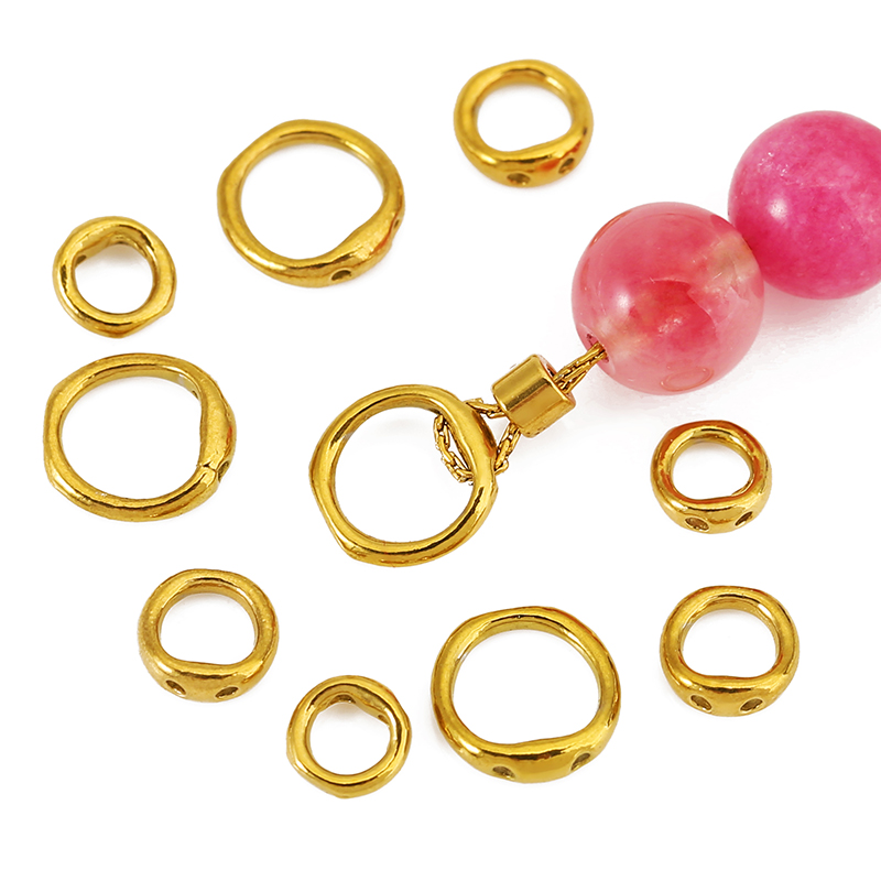 Jewelry Making Bead - 30 stuks 5/6/8mm RVS kralenbenodigdheden kettinggespen