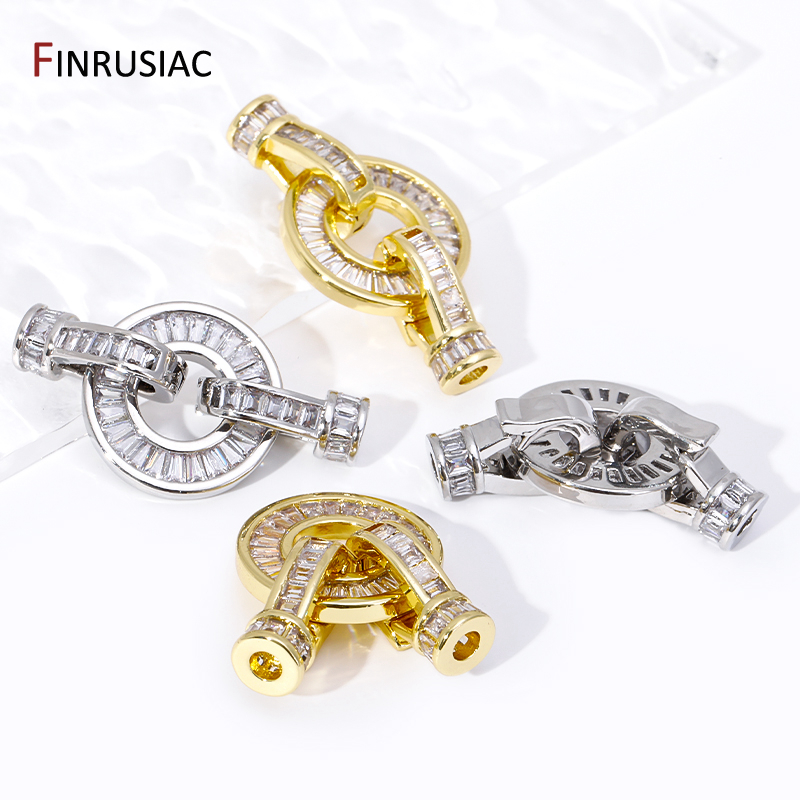 Toggle Clasp Gold - Trendy 18K Vergulde Messing Parel Sluitingen