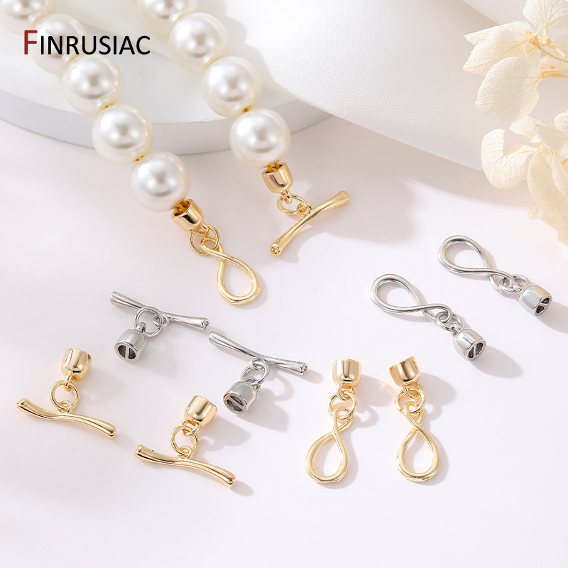 Toggle Clasp Gold - 14K vergulde oneindigheidssymbool OT Toggle sluitingen