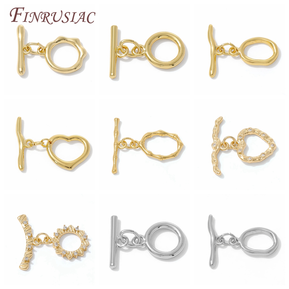 Toggle Clasp Gold - 18K vergulde toggle-sluiting voor sieraden, armbanden,