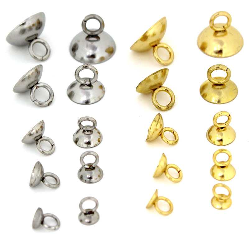 Jewelry Making Bead - 20 Stuks 4/5/6/8/10mm Rvs Kralen Eindkappen