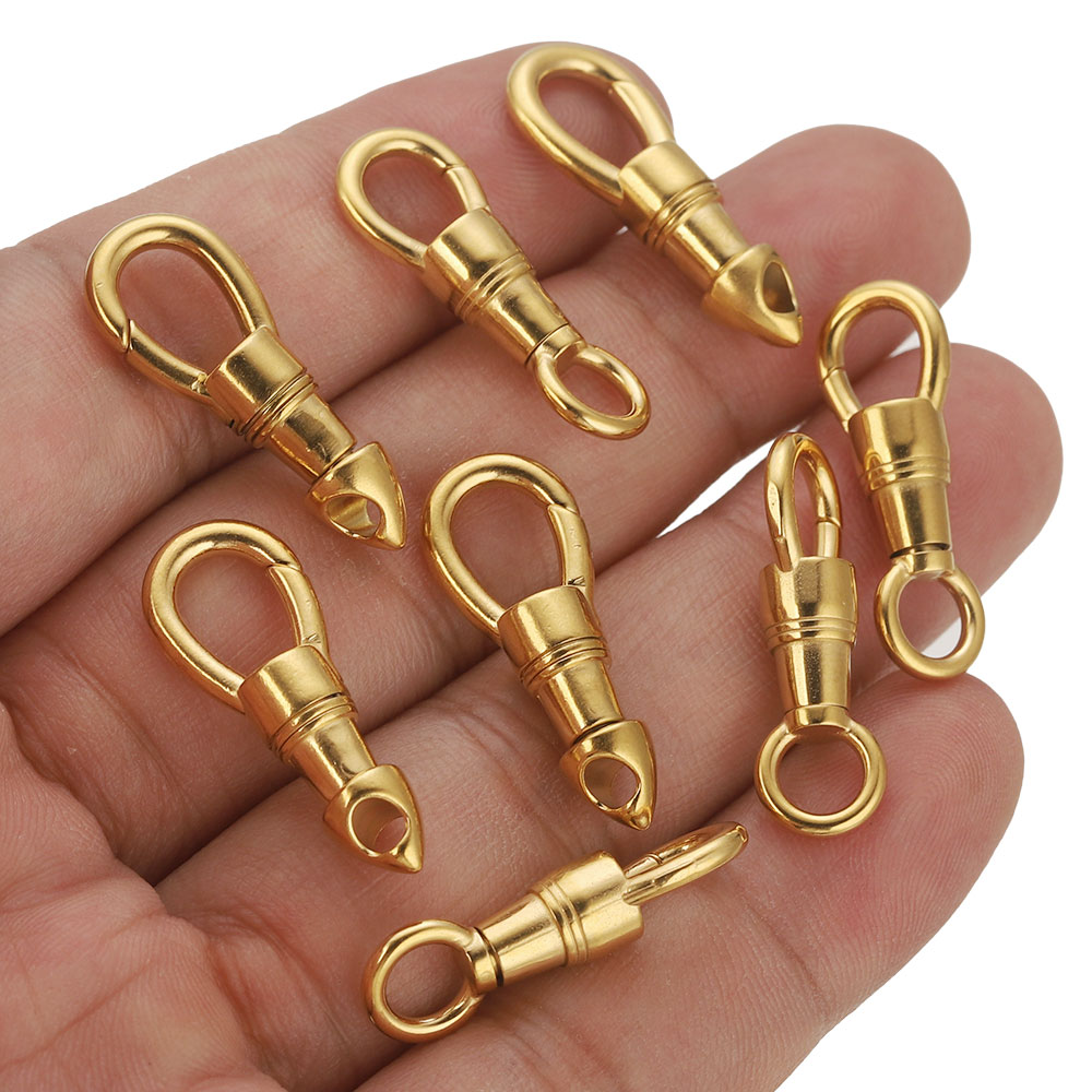 2 stks/partij Rvs Tas Sleutelh - Toggle Clasp Gold recensie en prijs