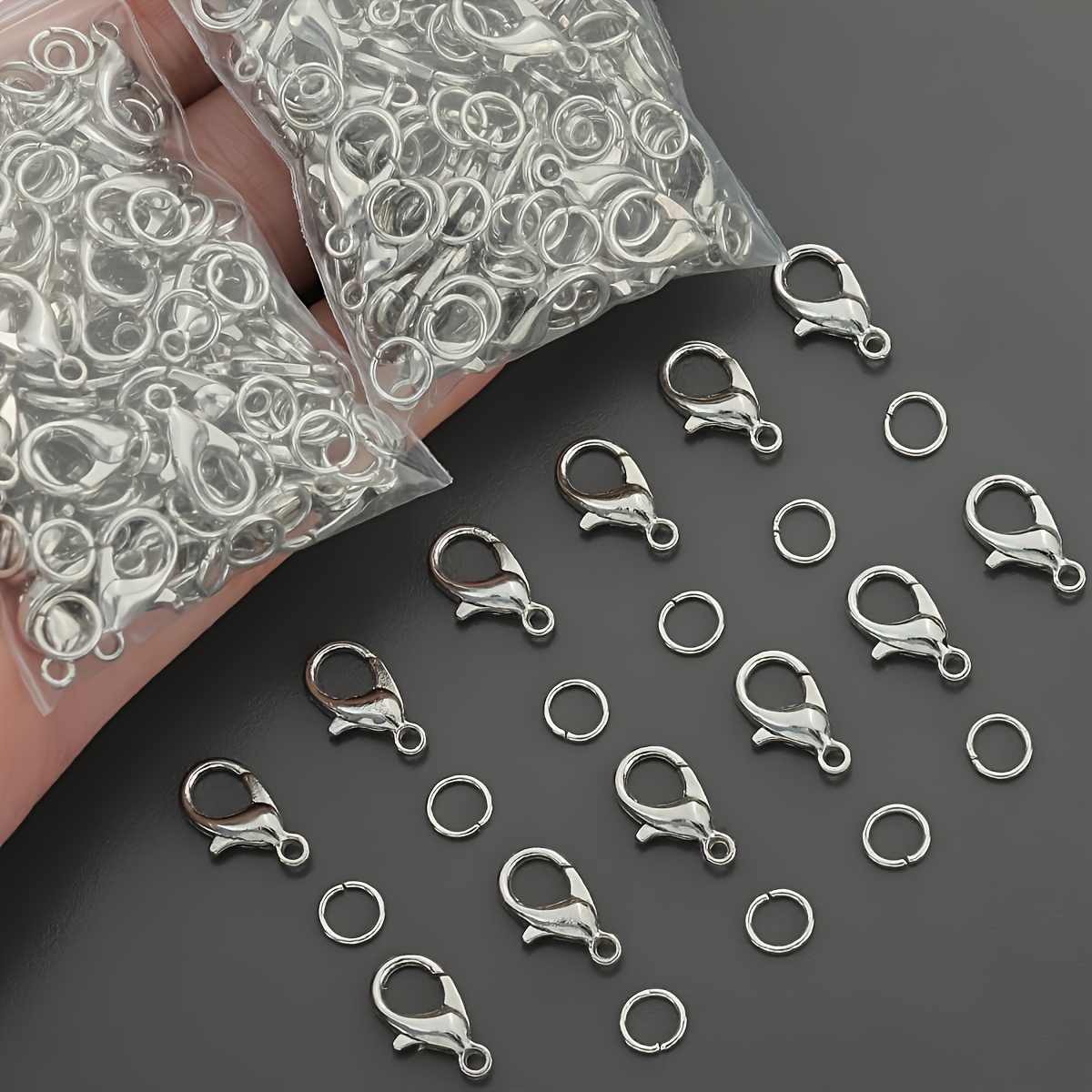 1/2/300 Stuks Kreeftgespen Ope - Jewelry Making Loops recensie en prijs