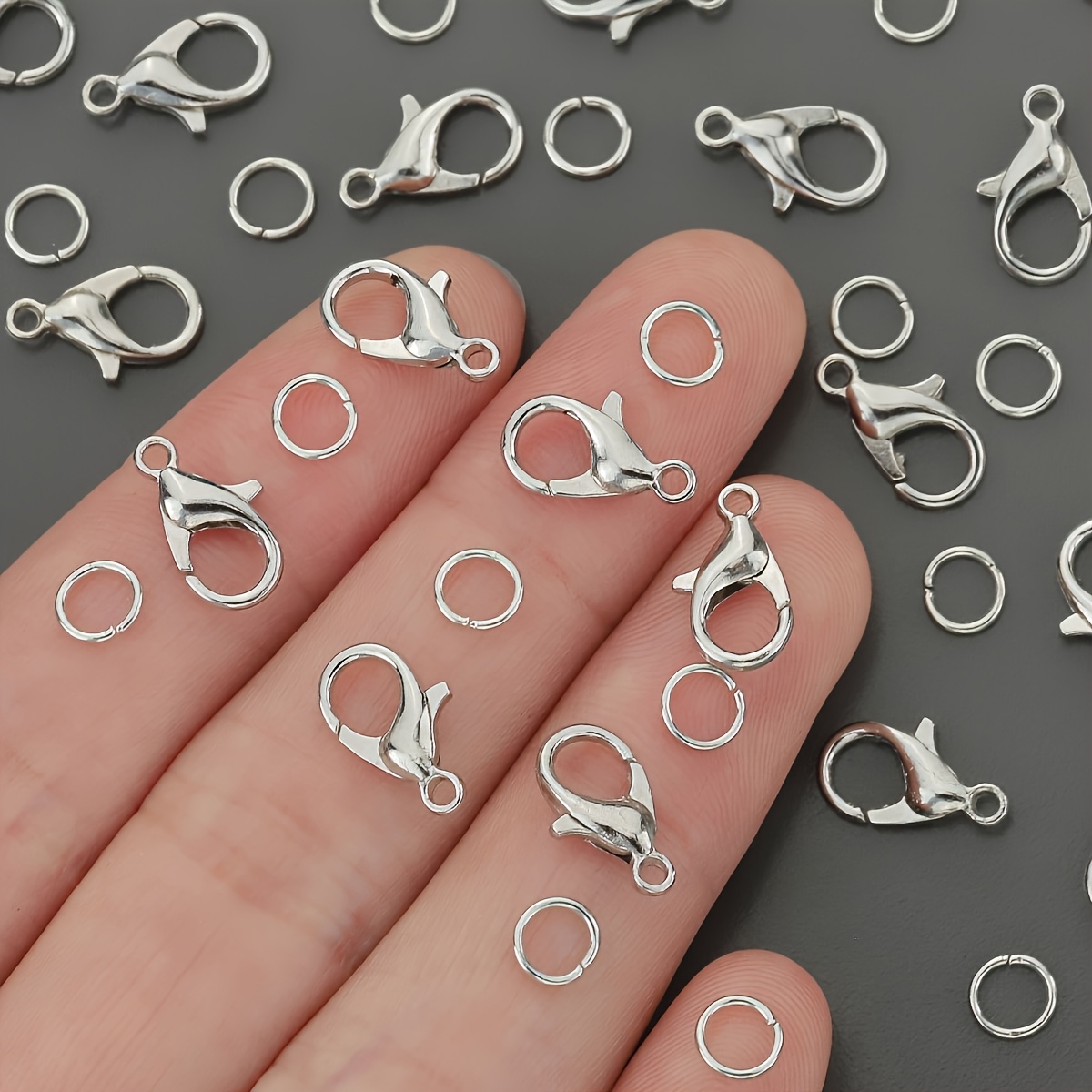 1/2/300 Stuks Kreeftgespen Ope - Jewelry Making Loops recensie en prijs