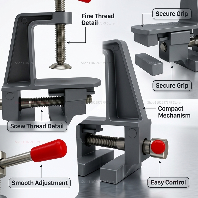 Aluminium mini-tafelbankschroe - Jewelry Making Vise recensie en prijs