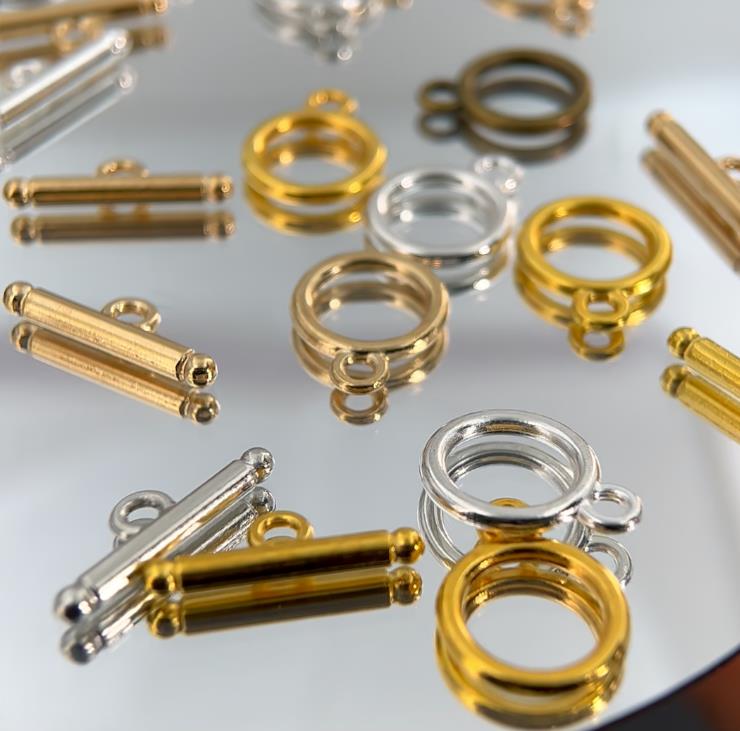 10 sets/partij Metalen OT Slui - Toggle Clasp Gold recensie en prijs