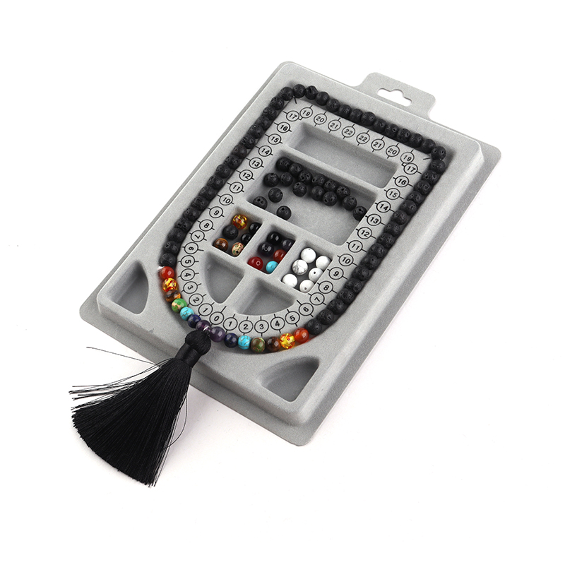 1 ST Grijs Gevlokt Kraal Board - Jewelry Making Table recensie en prijs