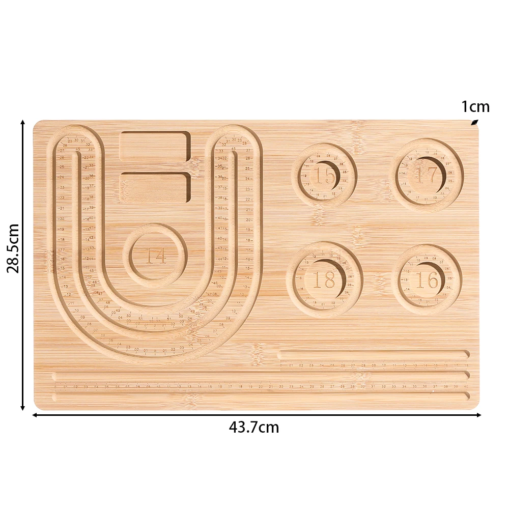 Houten gevlokte kralenbak DIY  - Jewelry Making Table recensie en prijs