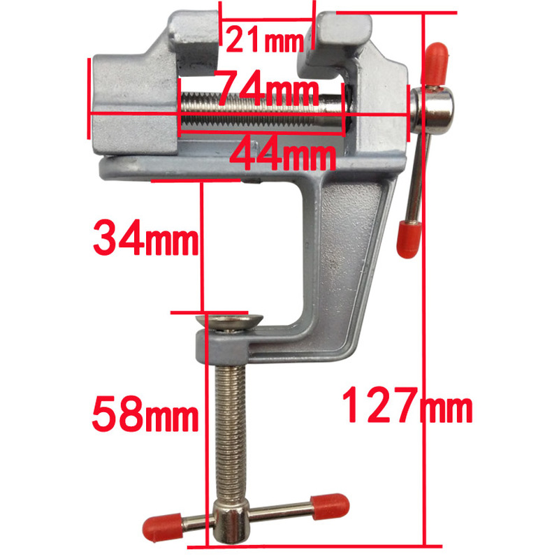 Aluminium Mini Tafelklem Klein - Jewelry Making Vise recensie en prijs