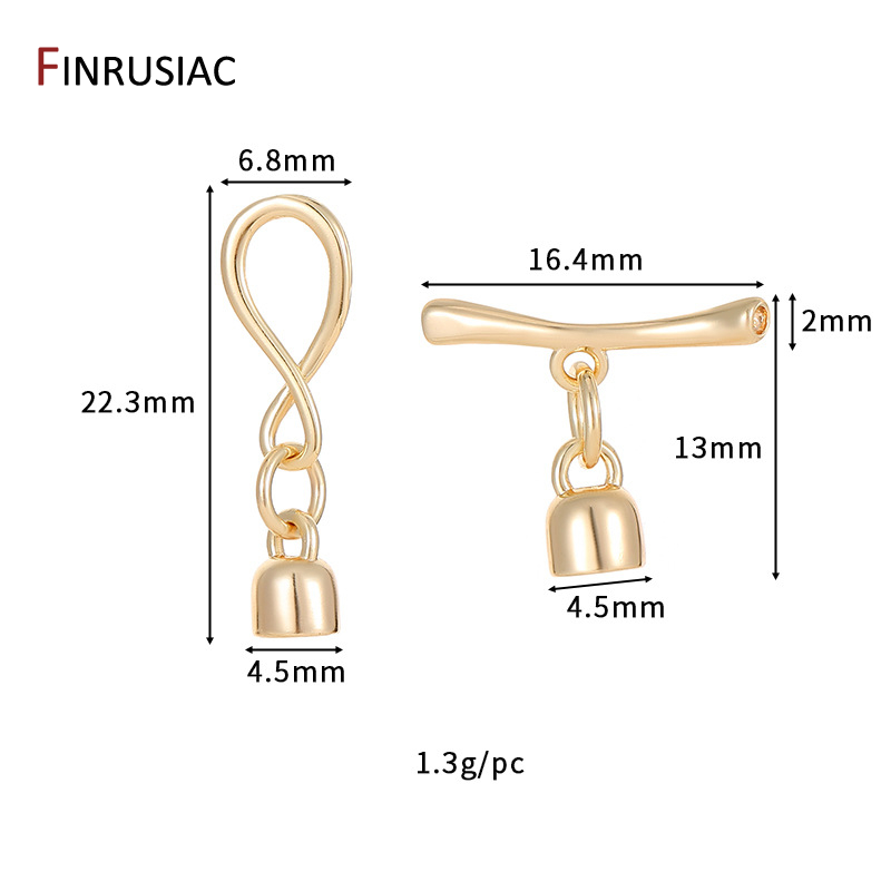 14K vergulde oneindigheidssymb - Toggle Clasp Gold recensie en prijs