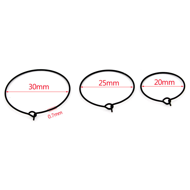 20 stuks 20mm 25mm 30mm roestv - Jewelry Making Loops recensie en prijs