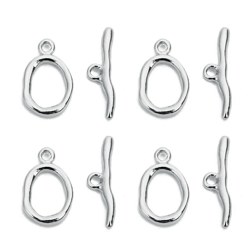 Nieuwe onregelmatige gebogen O - Toggle Clasp Gold recensie en prijs