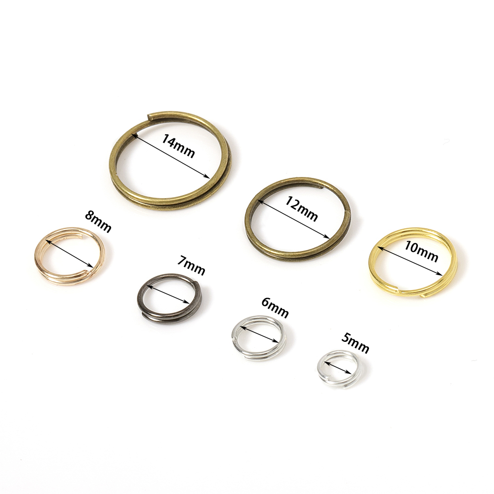 200 stuks 5-14mm sleutelringen - Jewelry Making Loops recensie en prijs