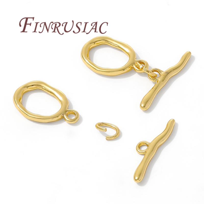 18K vergulde toggle-sluiting v - Toggle Clasp Gold recensie en prijs