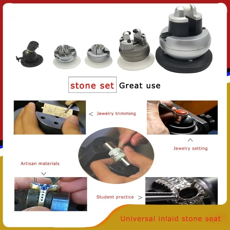360 °   Rotatie Diamantzetting - Jewelry Making Vise recensie en prijs
