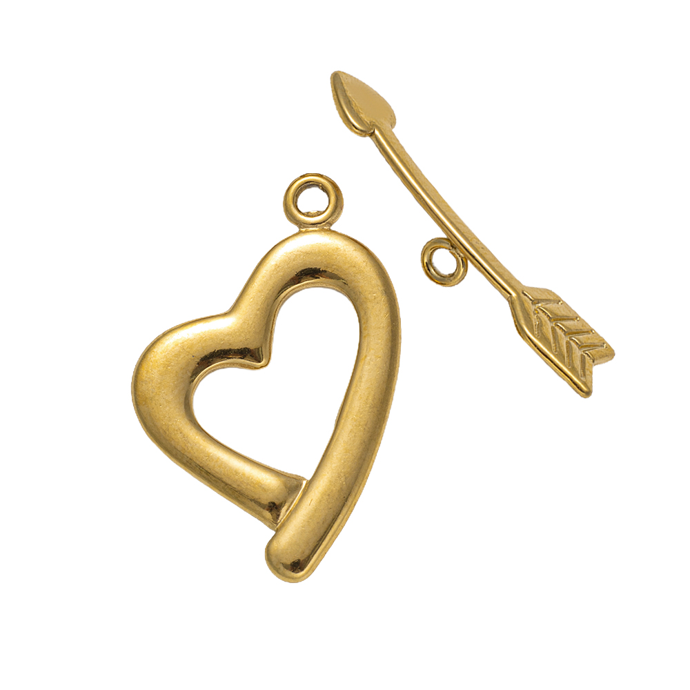 5 sets roestvrijstalen toggle  - Toggle Clasp Gold recensie en prijs