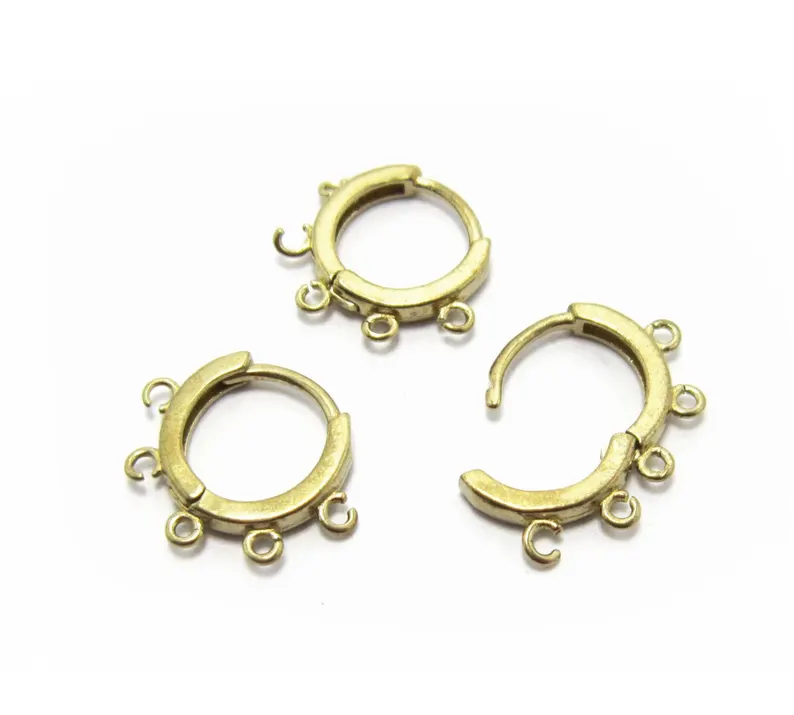 10st messing oorhoepels, lever - Jewelry Making Loops recensie en prijs
