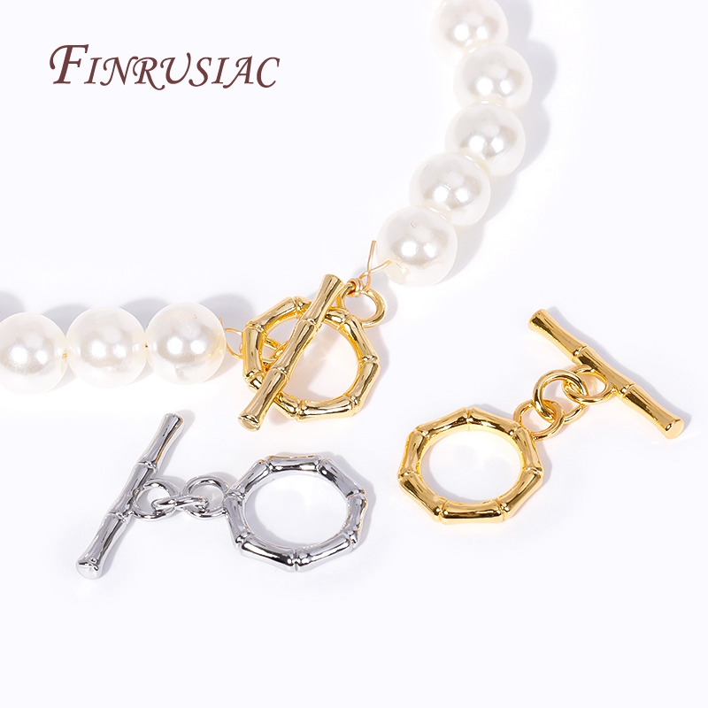 18K vergulde toggle sluitingen - Toggle Clasp Gold recensie en prijs