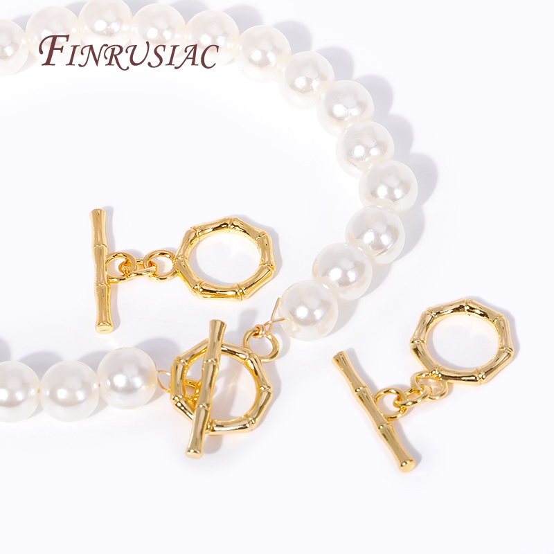 18K vergulde toggle sluitingen - Toggle Clasp Gold recensie en prijs