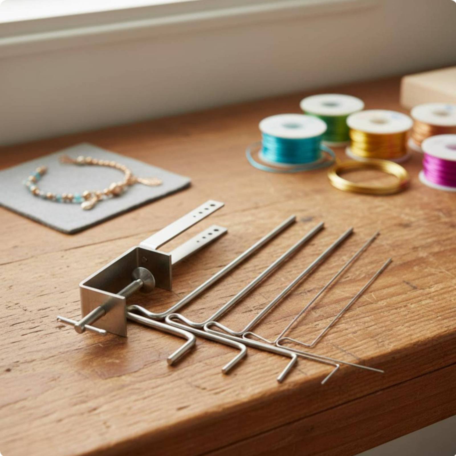 Getrapte draadlusstaaf Stevige - Jewelry Making Loops recensie en prijs