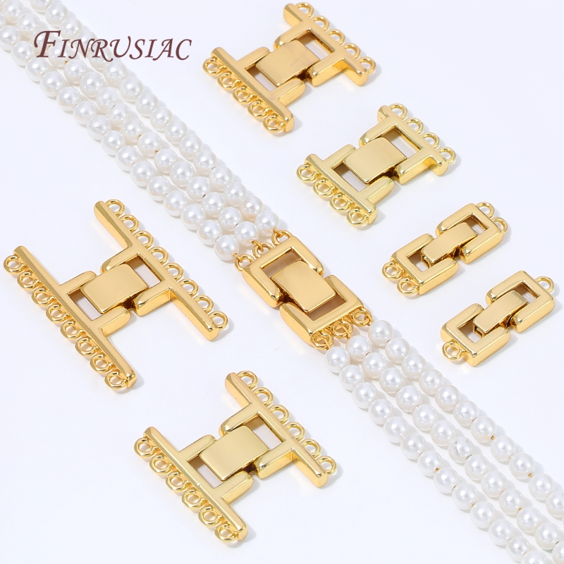 18K vergulde multi-strengs slu - Jewelry Making Bead recensie en prijs
