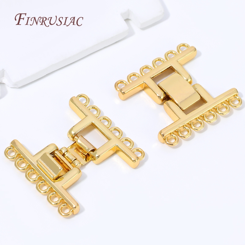 18K vergulde multi-strengs slu - Jewelry Making Bead recensie en prijs