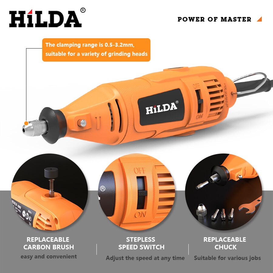 HILDA elektrische boorslijpmac - Jewelry Making Rotary Tool recensie en prijs