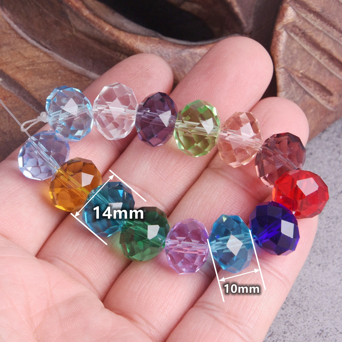 10 Stuks 10X14Mm Rondelle Glan - Jewelry Making Bead recensie en prijs