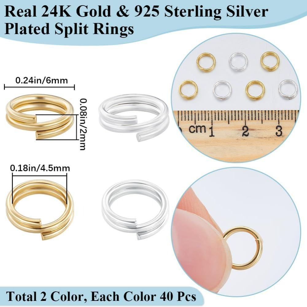 1 doos 80 stuks split ringetje - Jewelry Making Loops recensie en prijs