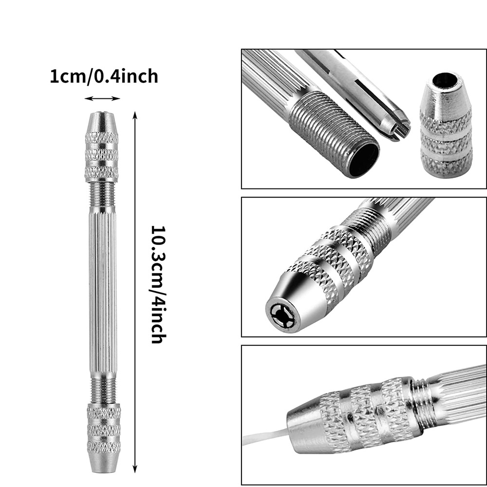 Dubbele kop handboorbasis, 0,8 - Jewelry Making Rotary Tool recensie en prijs