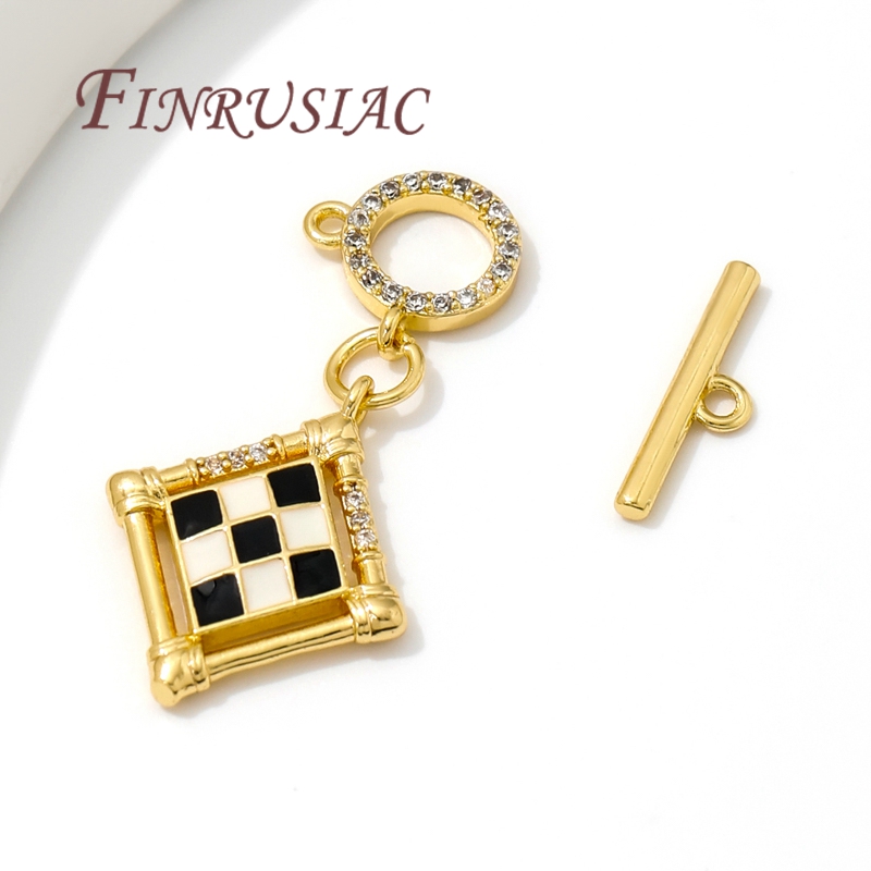 18K vergulde toggle sluitingen - Toggle Clasp Gold recensie en prijs