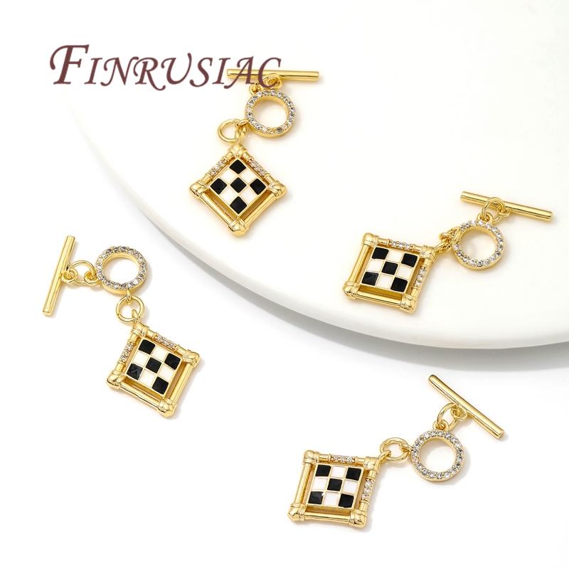 18K vergulde toggle sluitingen - Toggle Clasp Gold recensie en prijs