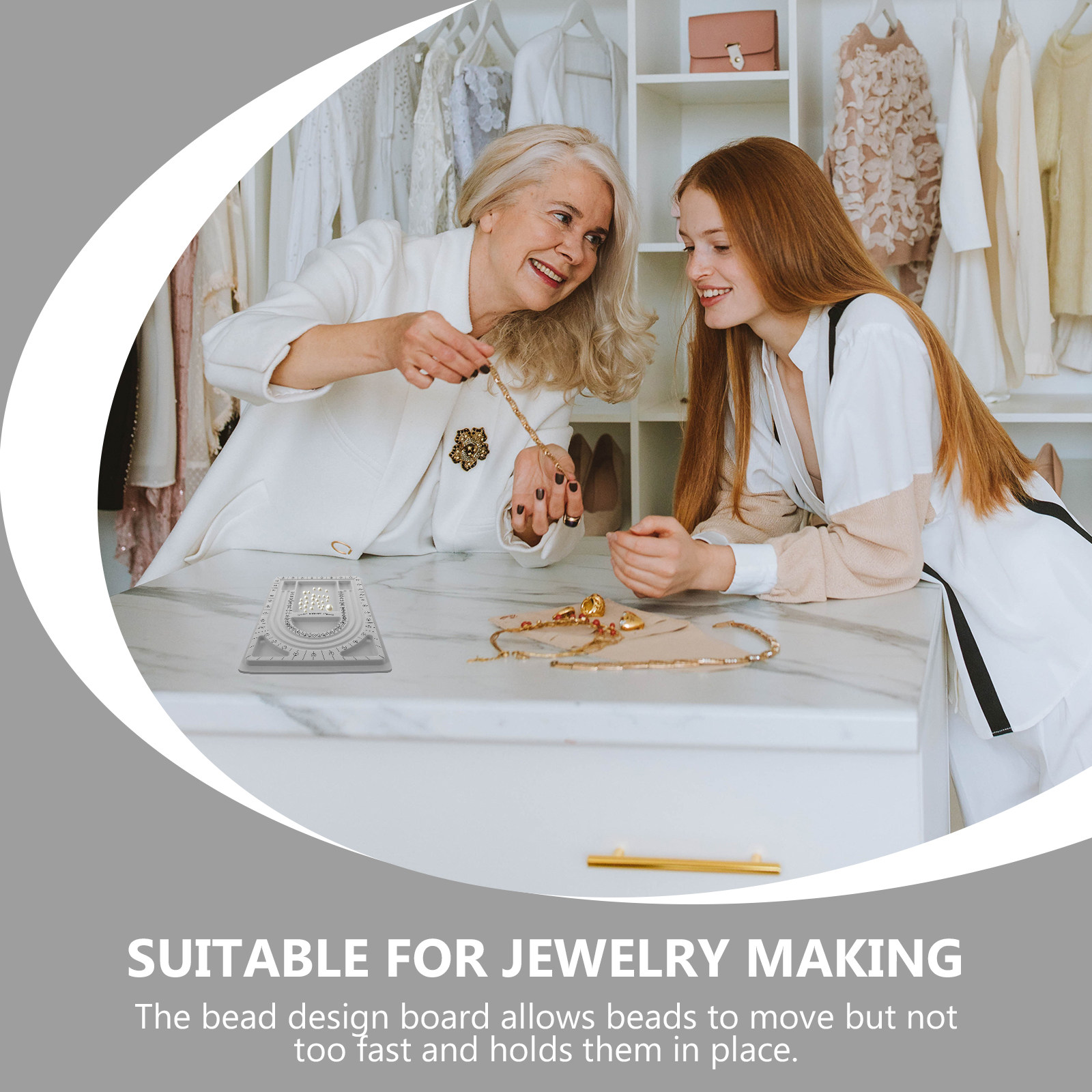 2 stuks kralenontwerpplank voo - Jewelry Making Bead recensie en prijs