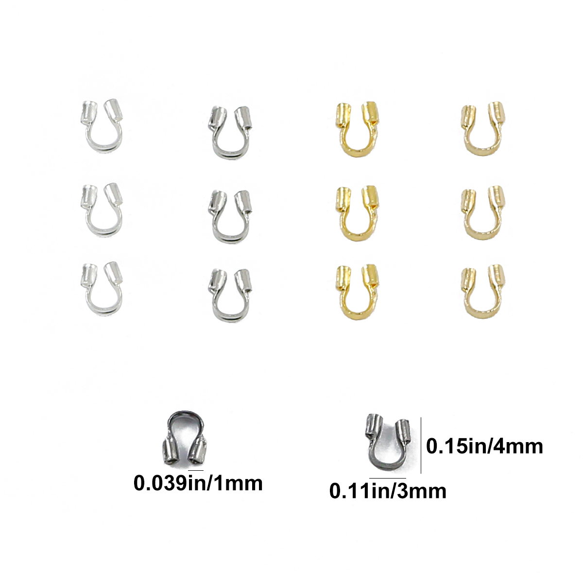 100-300 stuks 3X4mm Draadbesch - Jewelry Making Loops recensie en prijs